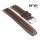 ene strap Büffelleder Uhrenarmband Modell Dallas mocca-WN 26 mm, wasserfest