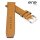 ene strap Büffelleder Uhrenarmband Modell Dallas cognac-TiT 26 mm, wasserfest