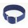 Perlon Durchzugs-Uhrenarmband Modell Robby blau 18 mm, Stahlschließe