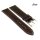 Fluco feines Uhrenarmband Shell Cordovan Modell Shellton mocca 20 mm Handarbeit