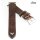 Fluco Vintage Rindleder Uhrenarmband Modell Hunter mocca 22 mm Handarbeit