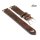 Fluco Vintage Rindleder Uhrenarmband Modell Hunter mocca 22 mm Handarbeit