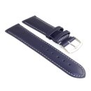 Feines französisches Softlederband Modell Berlin blau-WN 22 mm