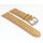 Feinstes Veloursleder Uhrenarmband Modell Tennessee beige-creme 18 mm