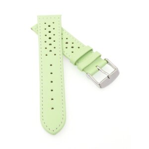 Softleder Uhrenarmband Modell Sportiva pistazie 18 mm