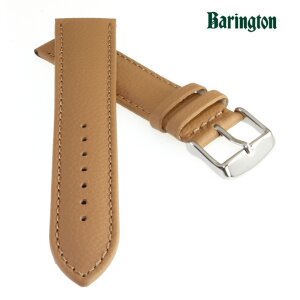 Barington Rindleder Uhrenarmband Modell Fancy caramel 16 mm, Handarbeit