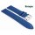 Barington Rindleder Uhrenarmband Modell Fancy königs-blau 16 mm, Handarbeit