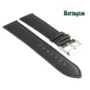 Barington Rindleder Uhrenarmband Modell Fancy schwarz 18 mm, Handarbeit