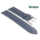 Barington Rindleder Uhrenarmband Modell Fancy denim-blau 18 mm, Handarbeit