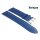 Barington Rindleder Uhrenarmband Modell Fancy blau 20 mm, Handarbeit