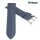 Barington Rindleder Uhrenarmband Modell Fancy denim-blau 22 mm, Handarbeit