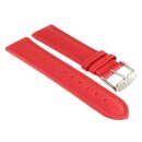 Französisches Kalbsleder Uhrenarmband Modell Basel-DS rot-TiT 24 mm