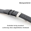 Faltschließe Edelstahl PVD-schwarz poliert, Modell Kipper 16 mm
