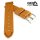 GEO-Straps Old Military softweiches Rindleder Uhrenarmband hellbraun-SN 20 mm