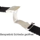 Silikon Rundanstoß Uhrenarmband Modell Round-FS gelb 22 mm, Faltschließe