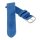 Feinstes Veloursleder Uhrenarmband Modell Tennessee-XS blau 16 mm, Kurzlänge