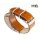 GEO-Straps Nato-Durchzugsband Shell Cordovan Modell Rimini cognac 18 mm