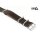 GEO-Straps Nato-Durchzugsband Shell Cordovan Modell Rimini mocca 24 mm