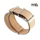 GEO-Straps Nato-Durchzugsband Shell Cordovan Modell Rimini natur 24 mm