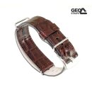 GEO-Straps Nato-Kroko Uhrenarmband Modell Forces braun 24...