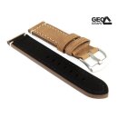 GEO-Straps Mountain Bär Uhrenarmband Modell Taurus hellbraun 22/22 mm, extradick