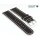 Eulit Bicolor Rindleder Uhrenarmband Modell Olymp schwarz-weiß 24 mm
