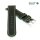 Eulit Bicolor Rindleder Uhrenarmband Modell Olymp schwarz-grün 24 mm