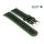 Eulit Bicolor Rindleder Uhrenarmband Modell Olymp schwarz-grün 24 mm