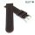 Eulit Bicolor Rindleder Uhrenarmband Modell Olymp schwarz-mocca 26 mm