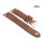 Fluco Vintage Rindleder Uhrenarmband Modell Hunter-Racing cognac 18 mm
