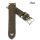 Fluco Vintage Rindleder Uhrenarmband Modell Hunter-Racing khaki-grün 18 mm