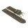Veloursleder Uhrenarmband Modell Colorado khaki-grün 18 mm
