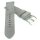 Veloursleder Uhrenarmband Modell Colorado grau 18 mm