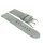 Veloursleder Uhrenarmband Modell Colorado grau 18 mm
