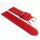 Veloursleder Uhrenarmband Modell Colorado rot 18 mm