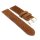 Veloursleder Uhrenarmband Modell Colorado mocca 22 mm