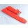 Silikon Rundanstoß Uhrenarmband Modell Round-DS-W rot 22 mm, Dornschließe
