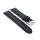 Alligator Uhrenarmband Modell Louisiana-NL schwarz-TiT 30 mm