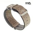 GEO-Straps Nato Leder Durchzugs-Uhrenarmband Modell...