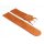 Feinstes Veloursleder Uhrenarmband Modell Tennessee-55 orange 16 mm