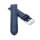 Alligator Uhrenarmband Modell Louisiana-XL navyblau-TiT 26 mm, extralang