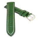 Alligator Uhrenarmband Modell Solothurn grün 18 mm