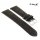 Graf Alligator Uhrenarmband Modell Nevada schwarz 19 mm, Handarbeit