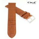 Graf Alligator Uhrenarmband Modell Arizona cognac 19 mm,...