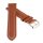 Uhrenarmband Soft-Kalbsleder Freiburg-WN DS extralang hellbraun 20 mm