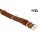 GEO-Straps Nato-Durchzugsband Bio Rindleder Modell Bellair cognac 24 mm