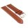 Soft-Kalbsleder Uhrenarmband Modell Freiburg-DS cognac-TiT 22 mm