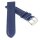 Soft-Kalbsleder Uhrenarmband Modell Freiburg-DS navyblau-TiT 18 mm