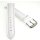 Soft-Kalbsleder Uhrenarmband Modell Freiburg-DS weiß-TiT 26 mm