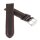 Soft-Kalbsleder Uhrenarmband Modell Freiburg-DS schwarz-RN 22 mm